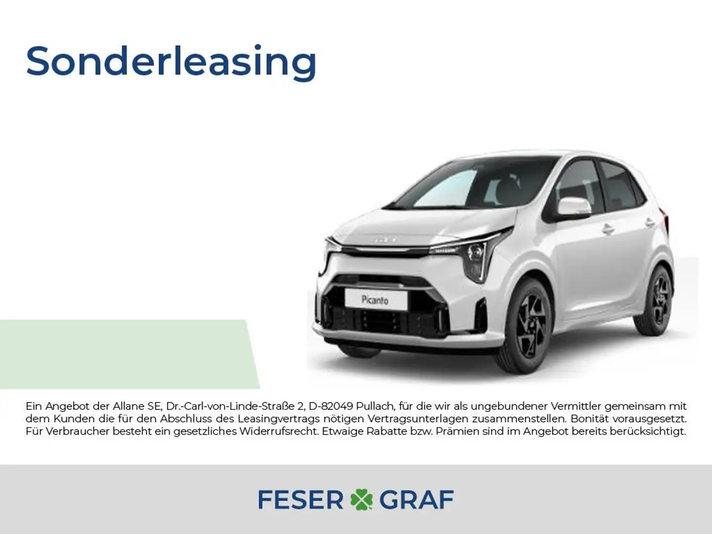Kia Picanto 1.0 Vision Navi Rückfahrkam. Bestellfzg. Weiß - 1