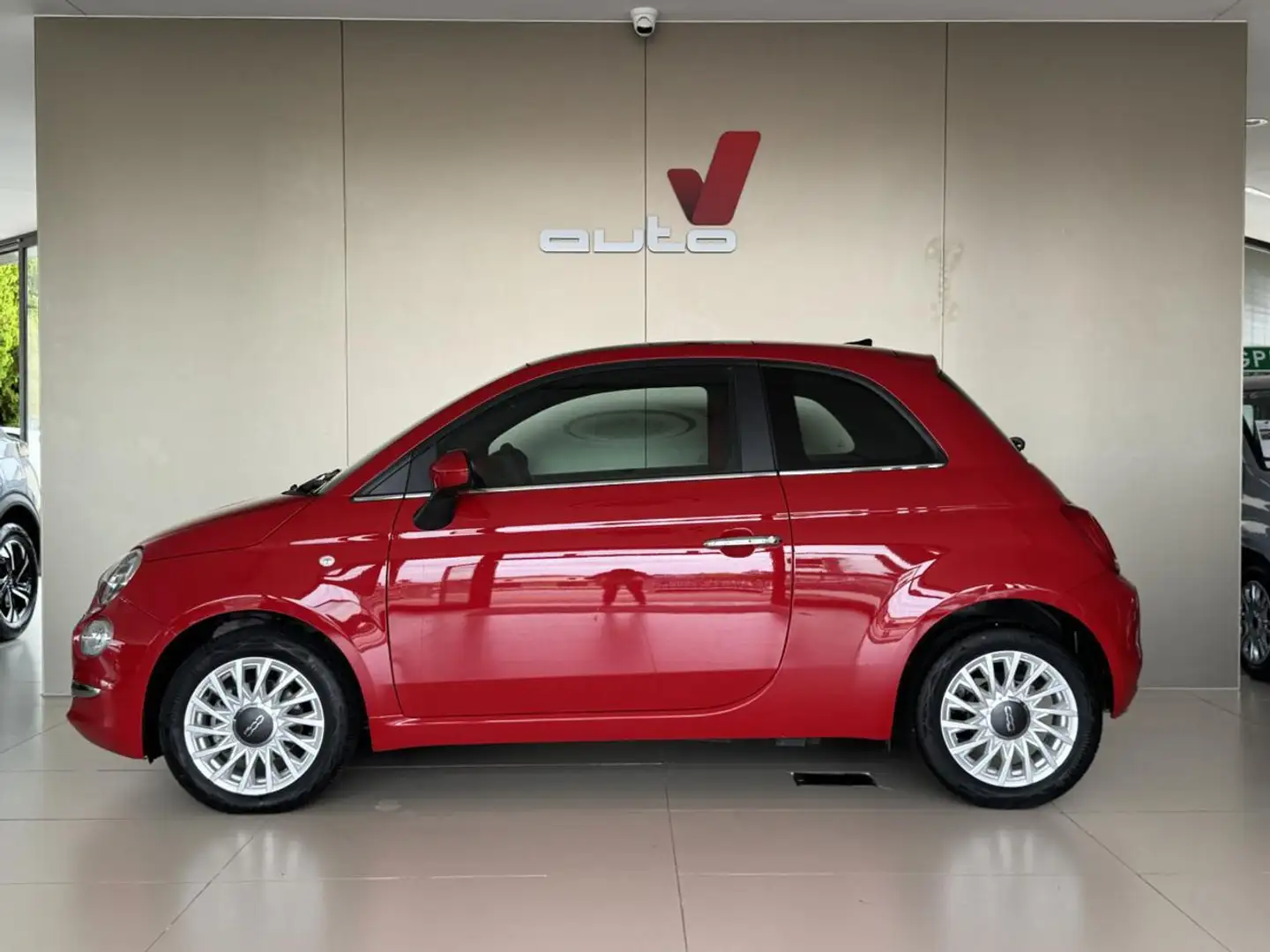 Fiat 500 1.0 Hybrid Dolcevita +TETTO PANOR +CL15 +CLI AUTO Rouge - 2