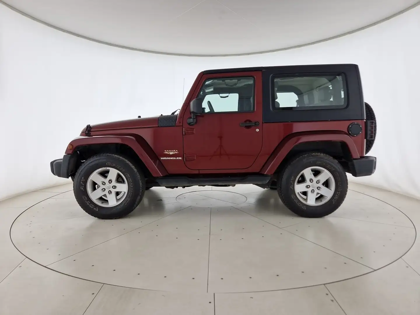 Jeep Wrangler 3p 2.8 crd sahara auto Rosso - 2