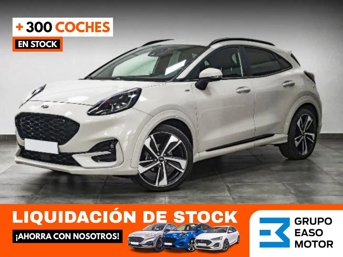 Ford Puma 1.0 EcoBoost MHEV ST-Line 125 Blanc - 1