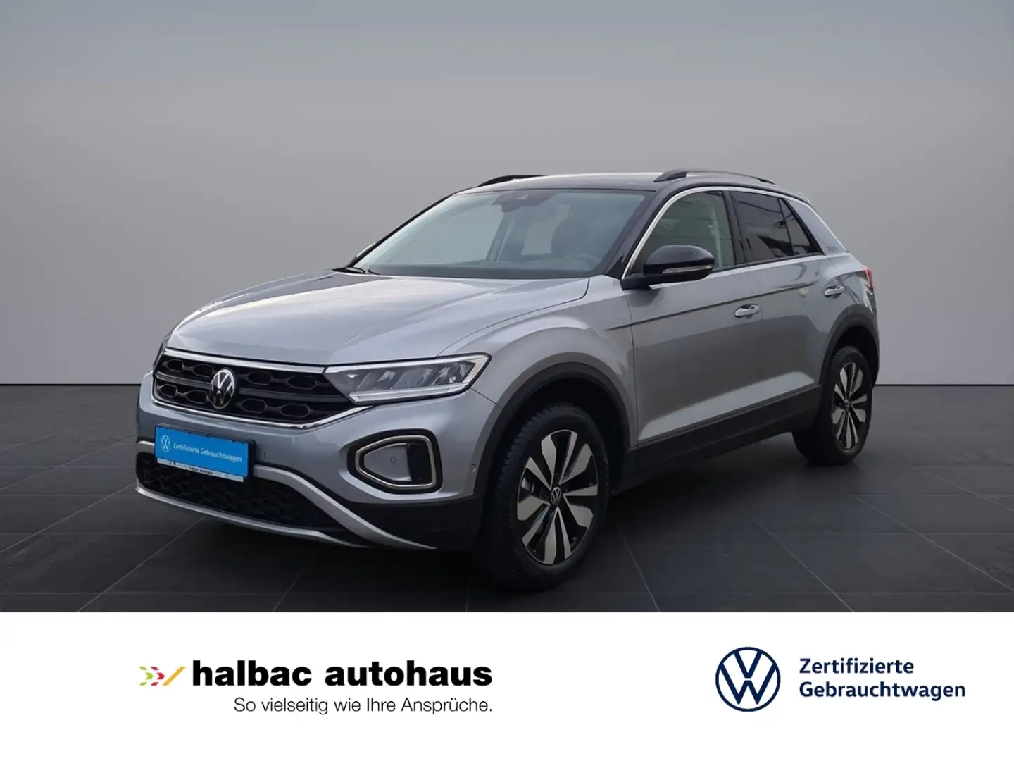 Volkswagen T-Roc 1.5 TSI DSG Goal+STANDHEIZ+NAVI+LED+PDC+SHZ Silber - 1