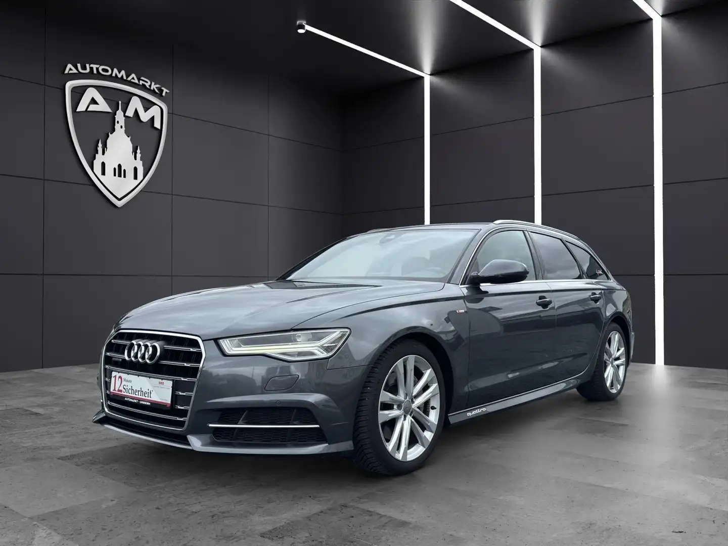 Audi A6 2.0 TFSI quattro S-Line StHzg*AHK*LED*4xSHZ! Grau - 1