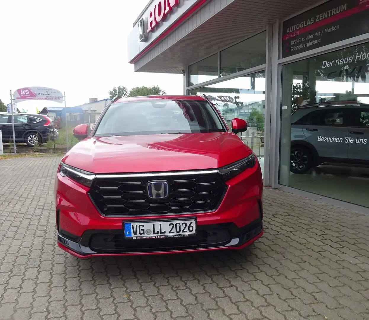 Honda CR-V Hybrid e:HEV 2.0 i-MMD AWD Advance Jahreswagen Rood - 1