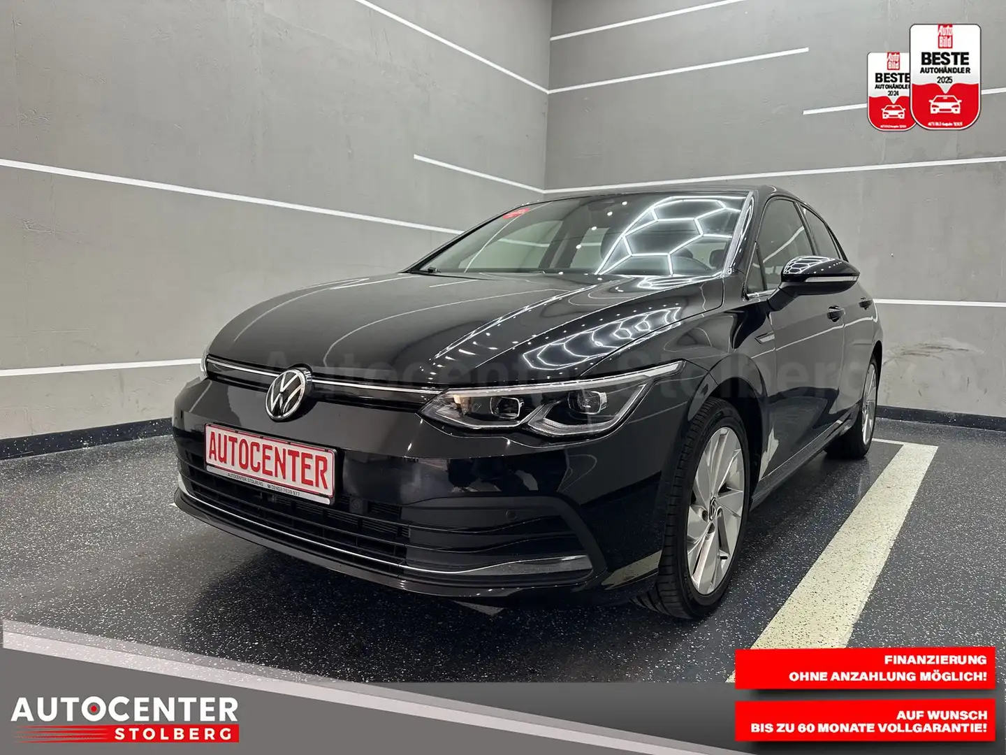 Volkswagen Golf Style "NAVI-CAM-SITZH-MULTI-PDC-ALU" Zwart - 1