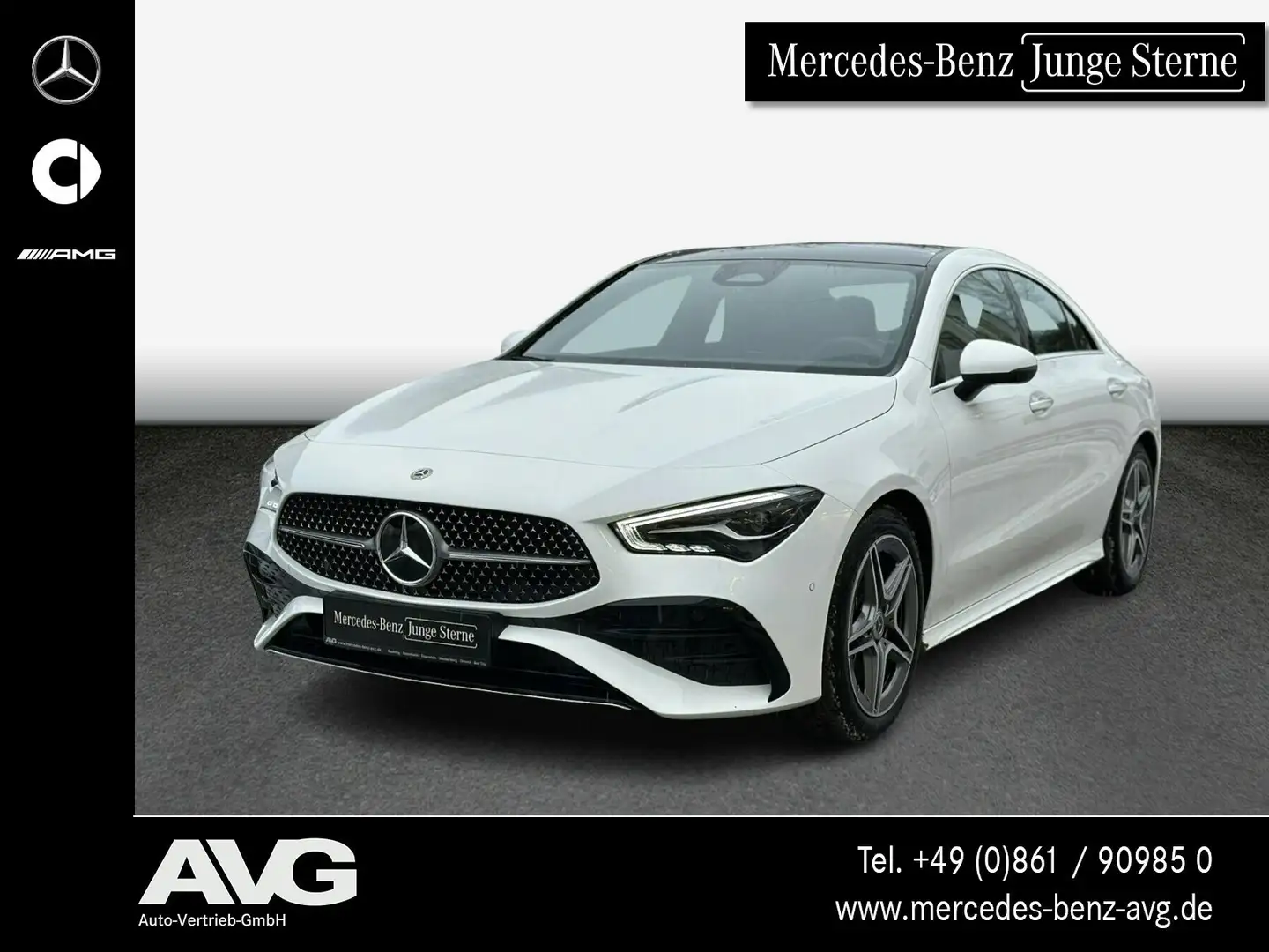 Mercedes-Benz CLA 220 CLA 220 d AMG-Premium Pano MBUX Kamera LED Navi Weiß - 1
