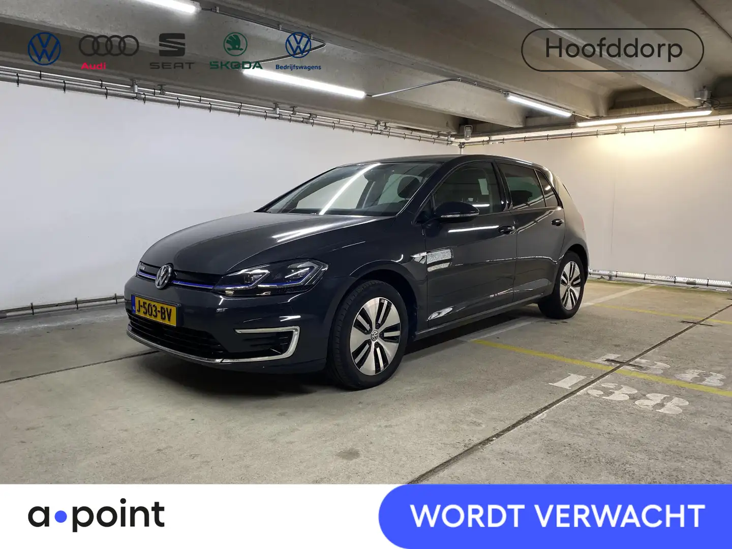 Volkswagen e-Golf E-DITION 136 pk | Navigatie | Parkeersensoren | Au Grijs - 1