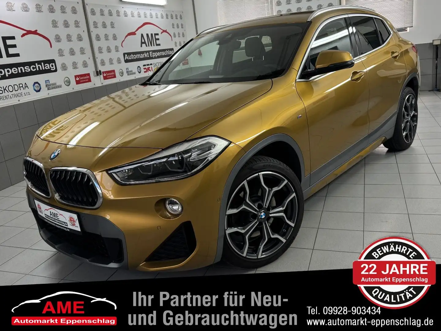 BMW X2 Baureihe X2 sDrive 20 i M Sport X aus 1-HAND* Gold - 1
