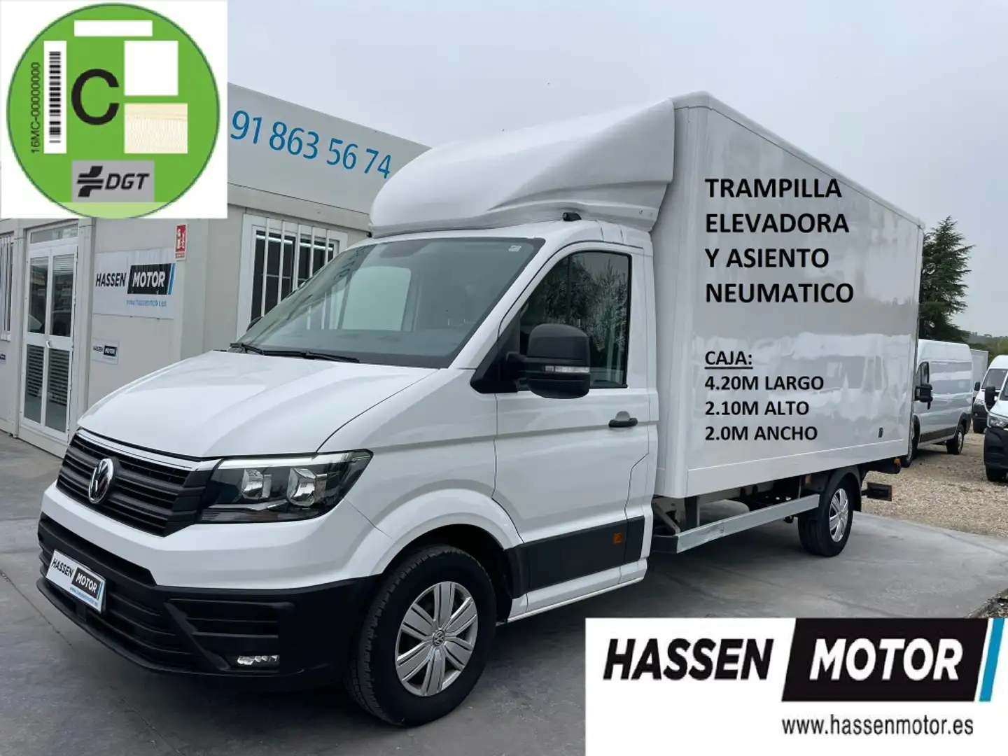 Volkswagen Crafter Ch. Cb. 2.0TDI SCR 35 BL L4 103kW Blanc - 1