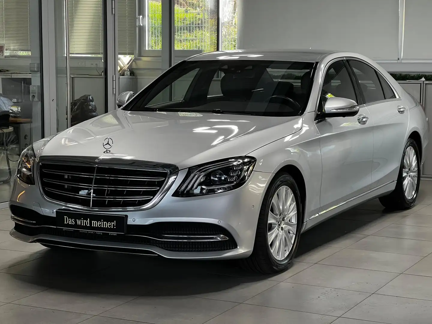 Mercedes-Benz S 560 4M Limo STANDHEIZUNG FB AHK+DISTRONIC+LED+ Silber - 1