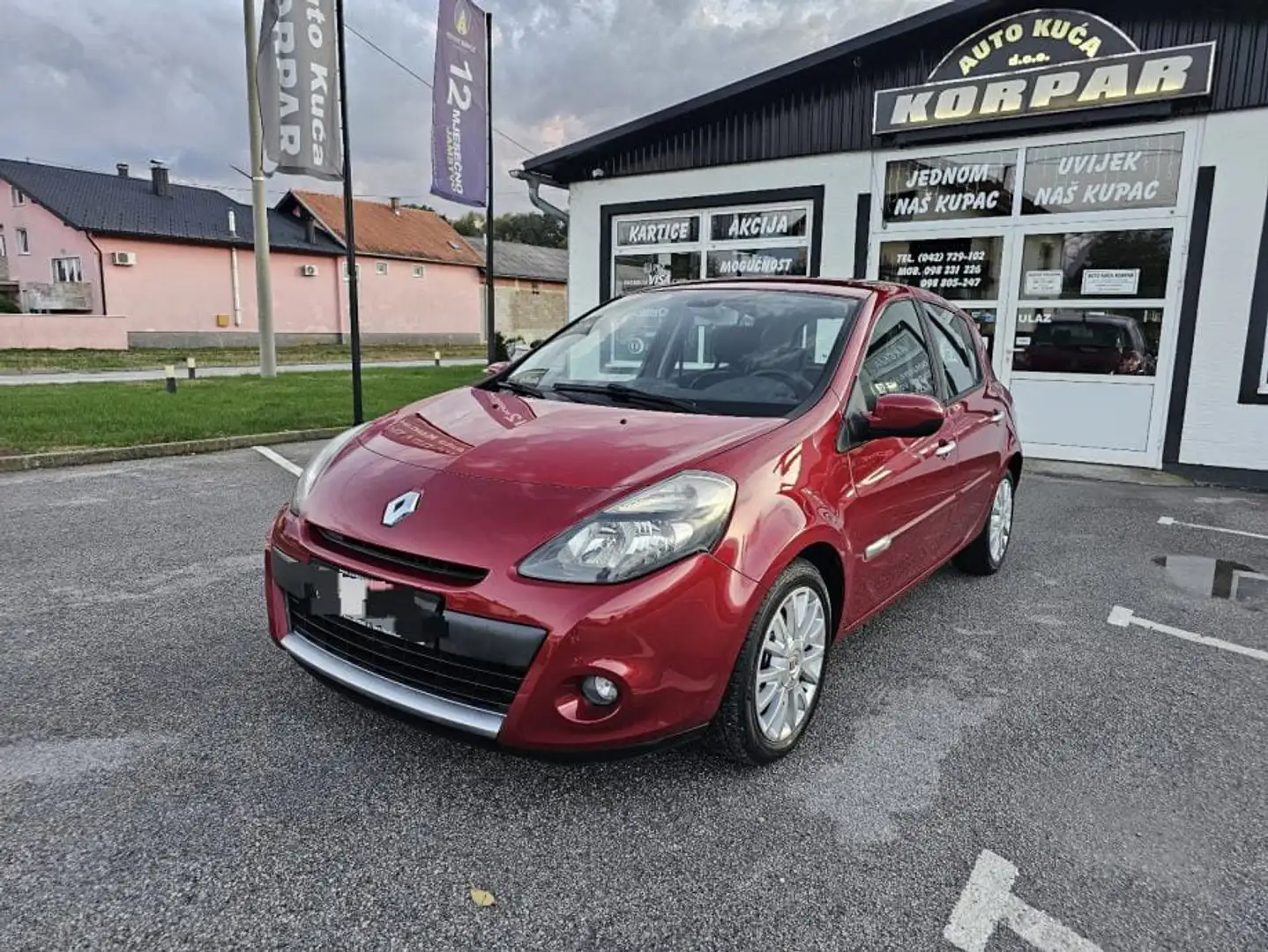 Renault Clio Clio Authentique 1,2 16V Hi-Flex Authentique Rot - 2