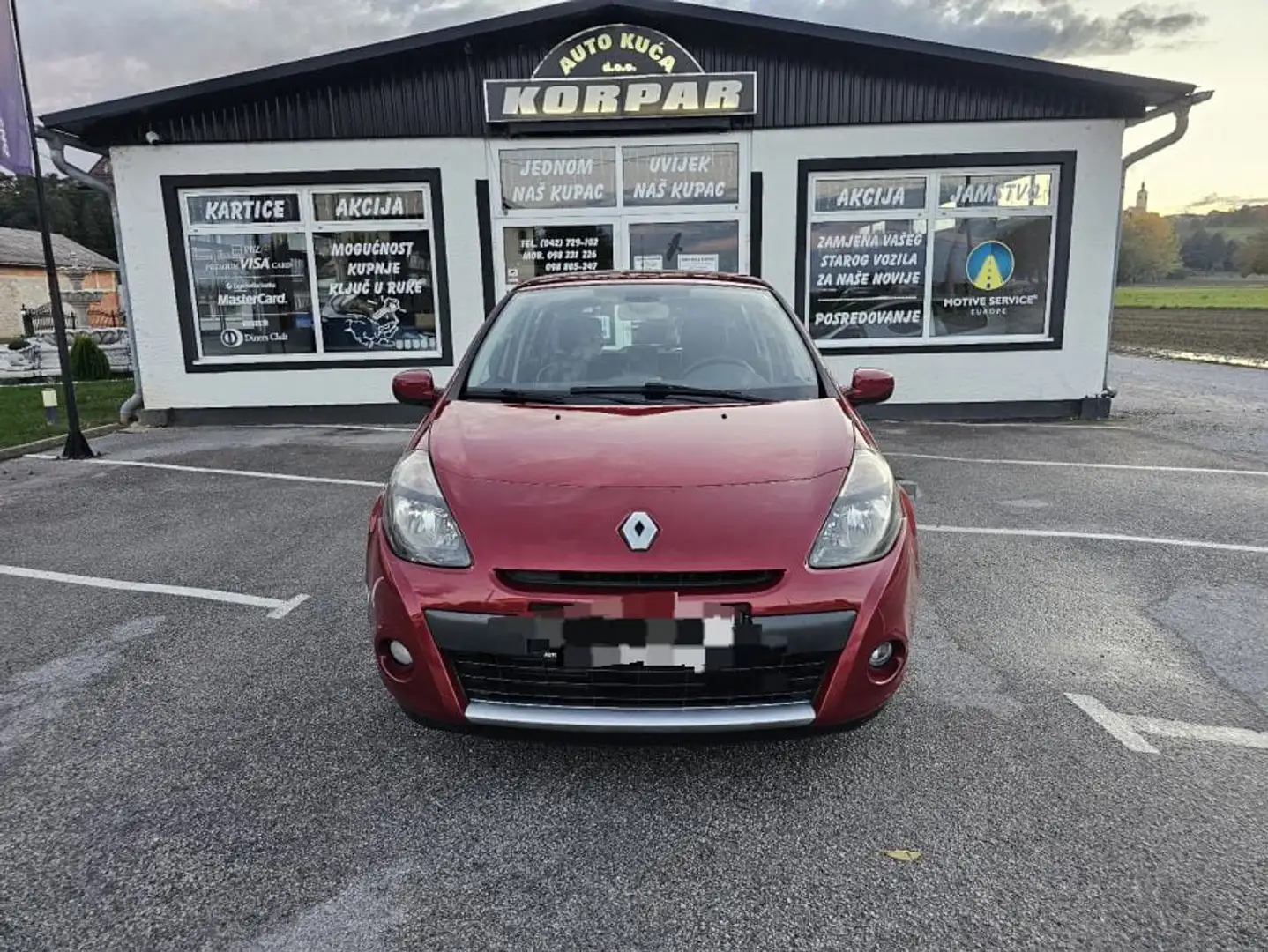 Renault Clio Clio Authentique 1,2 16V Hi-Flex Authentique Rot - 1