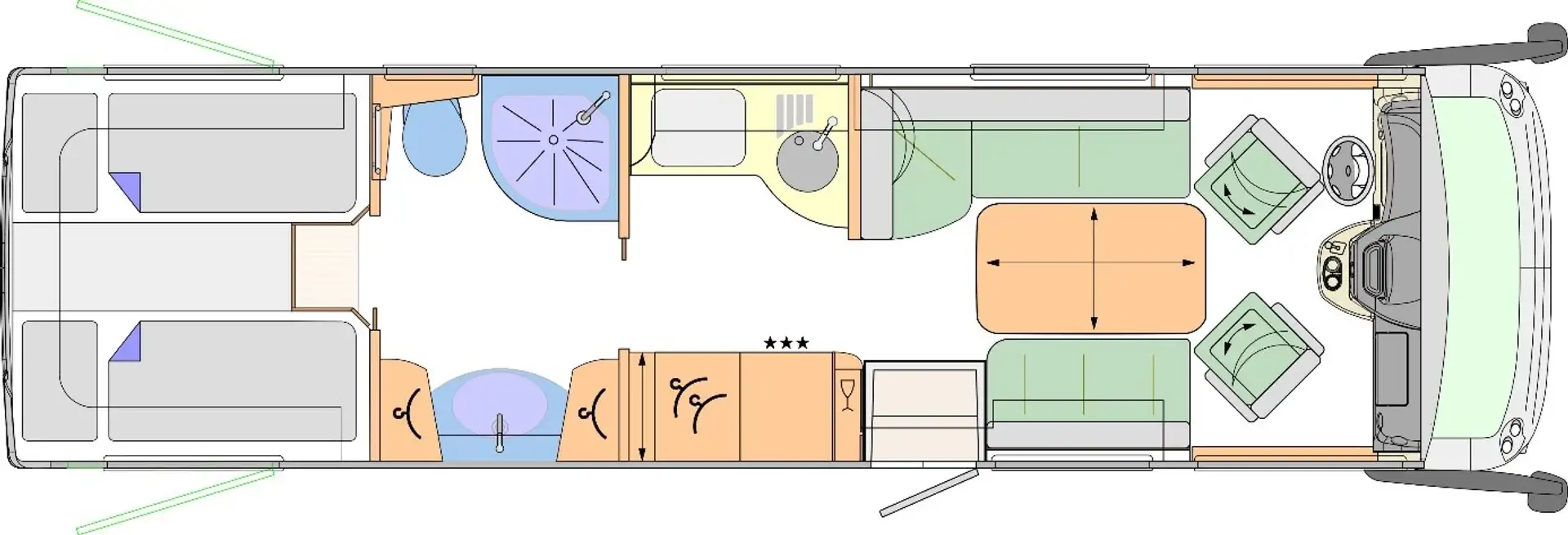 Concorde Concorde Charisma 900L Iveco 204 PK automaat - 2