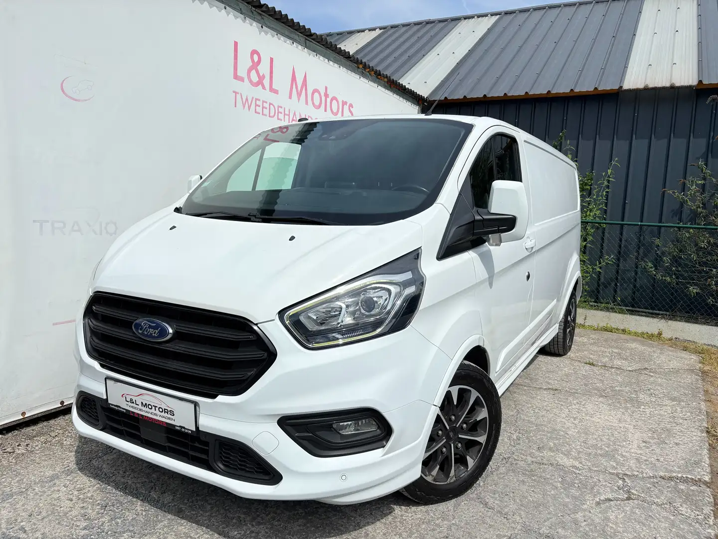 Ford Transit Custom 2.0d 170Pk Automaat!3Plaats Btw Wagen Wit - 1