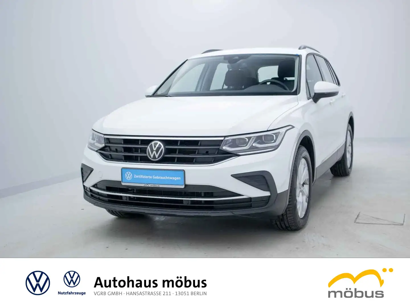 Volkswagen Tiguan 2.0 TSI Life 4Motion*APP*ACC*NAV*AHK*MFL* Weiß - 2