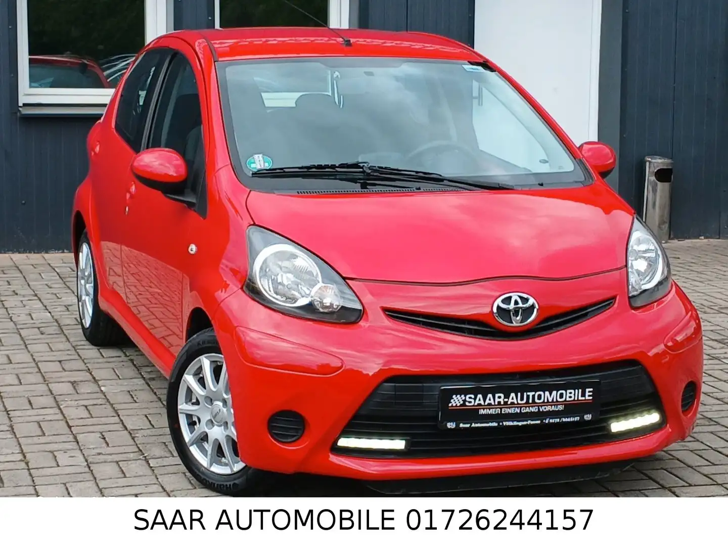 Toyota Aygo AYGO Cool Go/KLIMA/NAVI/EURO5 Roşu - 1