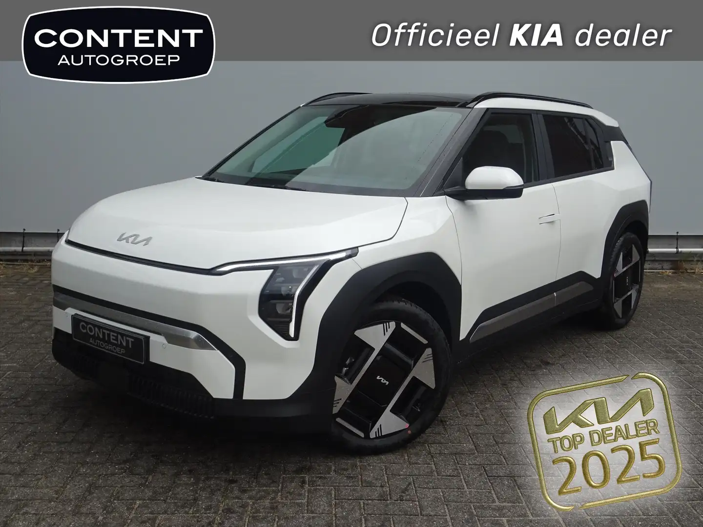 Kia EV3 58,3 kWh 204pk Plus Advanced Op Voorraad! | 563 km Wit - 1