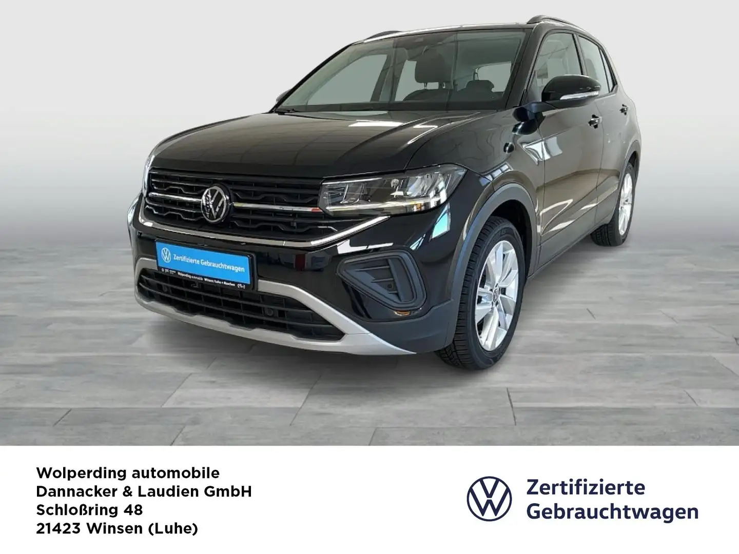 Volkswagen T-Cross 1.5 TSI DSG Life Bluetooth Navi LED Klima Noir - 1