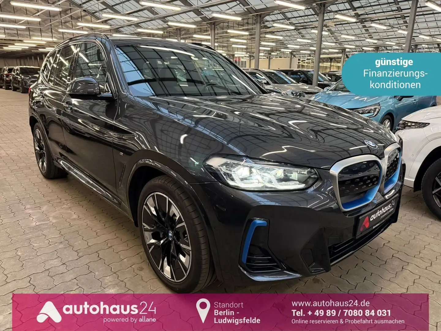 BMW iX3 Impressive BEV 73 kWh|AHK|HarmanKardon Grau - 1