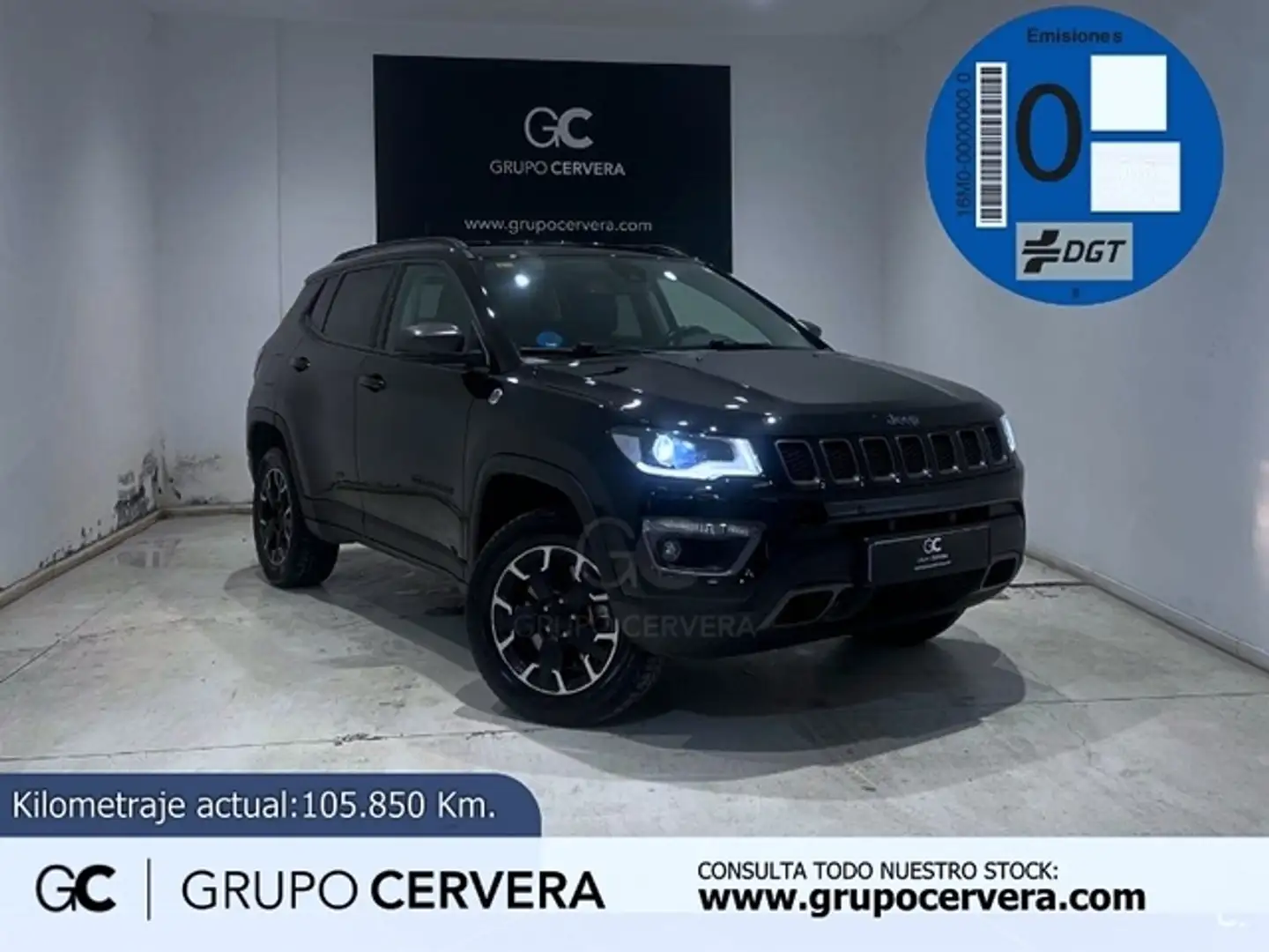 Jeep Compass 1.3 PHEV Trailhawk EAWD Aut. 240 Schwarz - 1