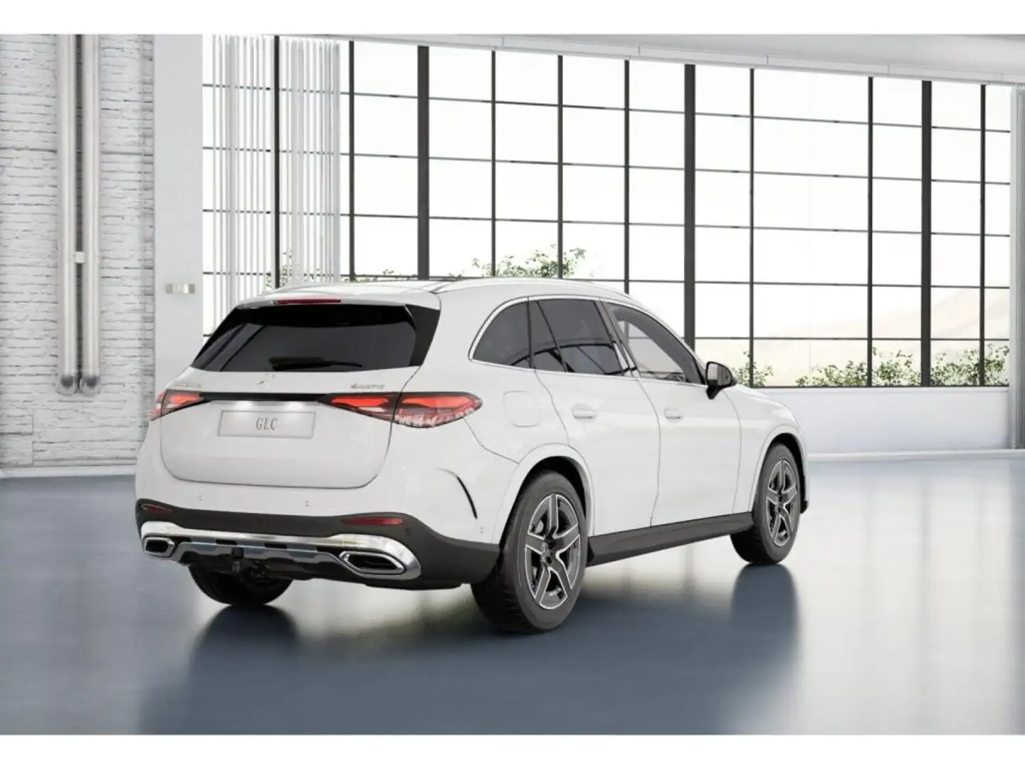 Mercedes-Benz GLC 200 d 4MATIC AMG+MBUX+LED+Pano+Navi+AHK+360 Weiß - 2