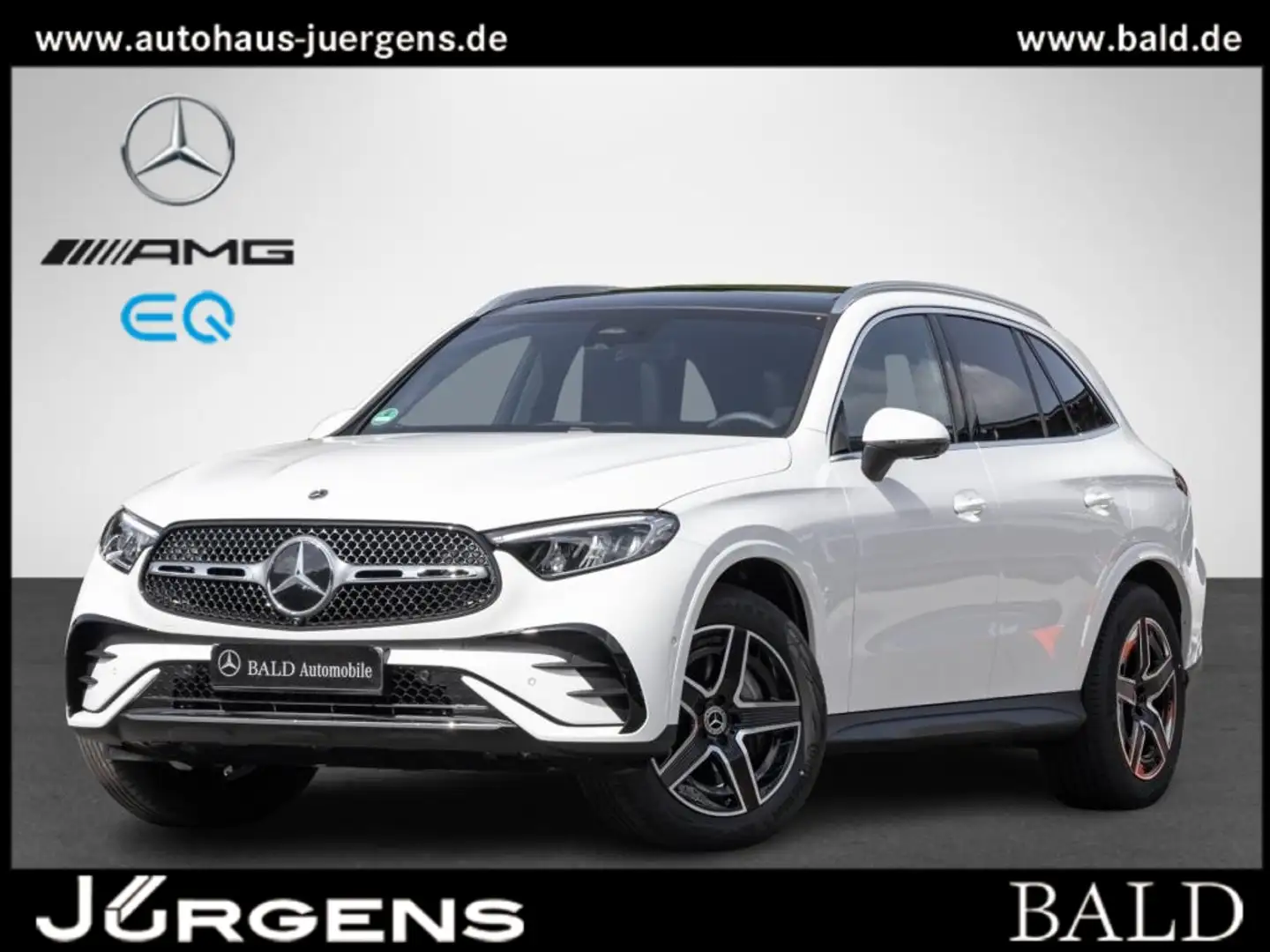 Mercedes-Benz GLC 200 d 4M AMG/LED/Pano/AHK/360/Memo/Totw/Easy Weiß - 1