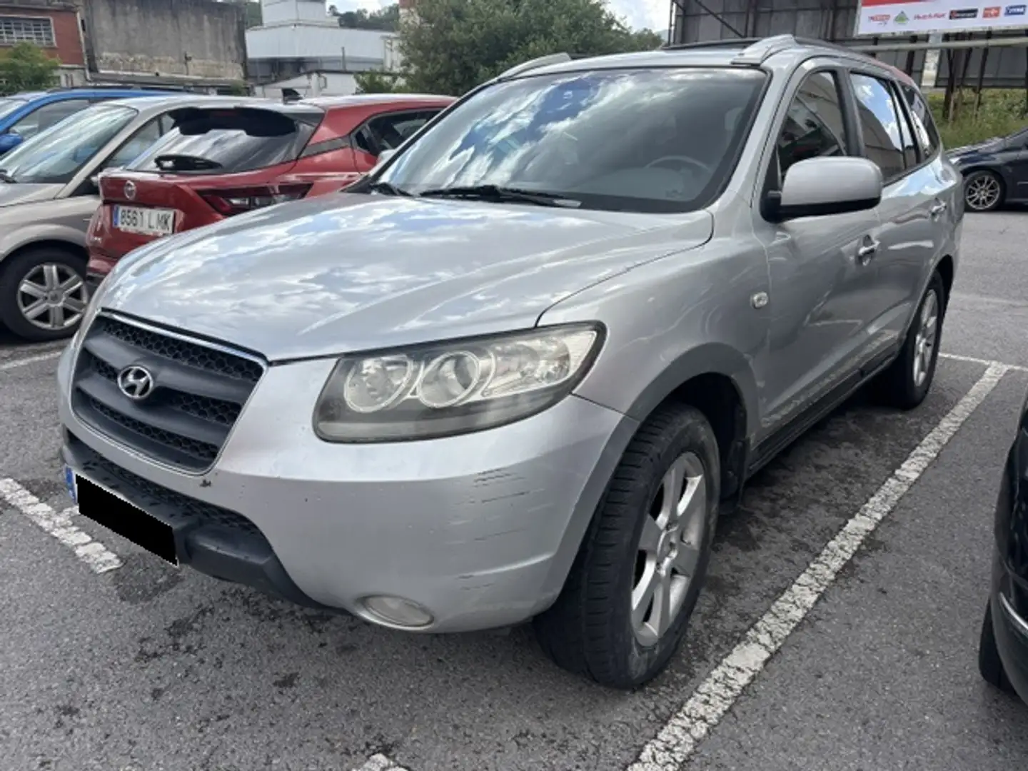 Hyundai SANTA FE 2.2CRDi Style F 7pl. Aut. Plateado - 2