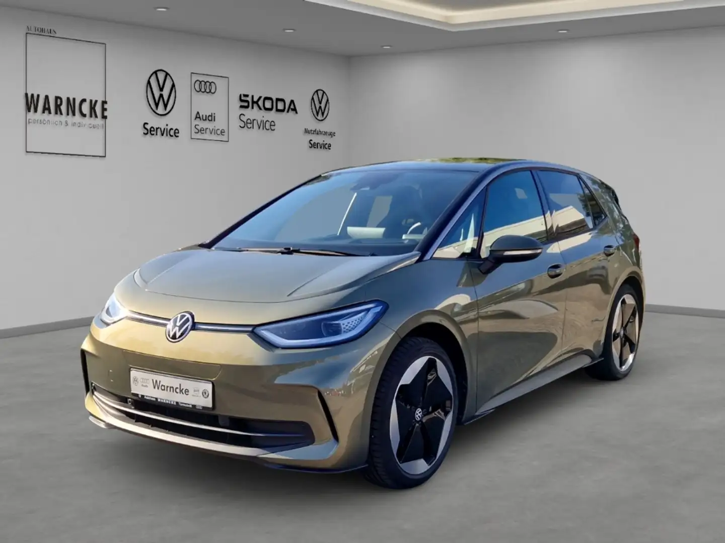 Volkswagen ID.3 Pro S 82 kWh MATRIX ACC NAV HUD SHZ PDC LM PANO WP Grün - 1