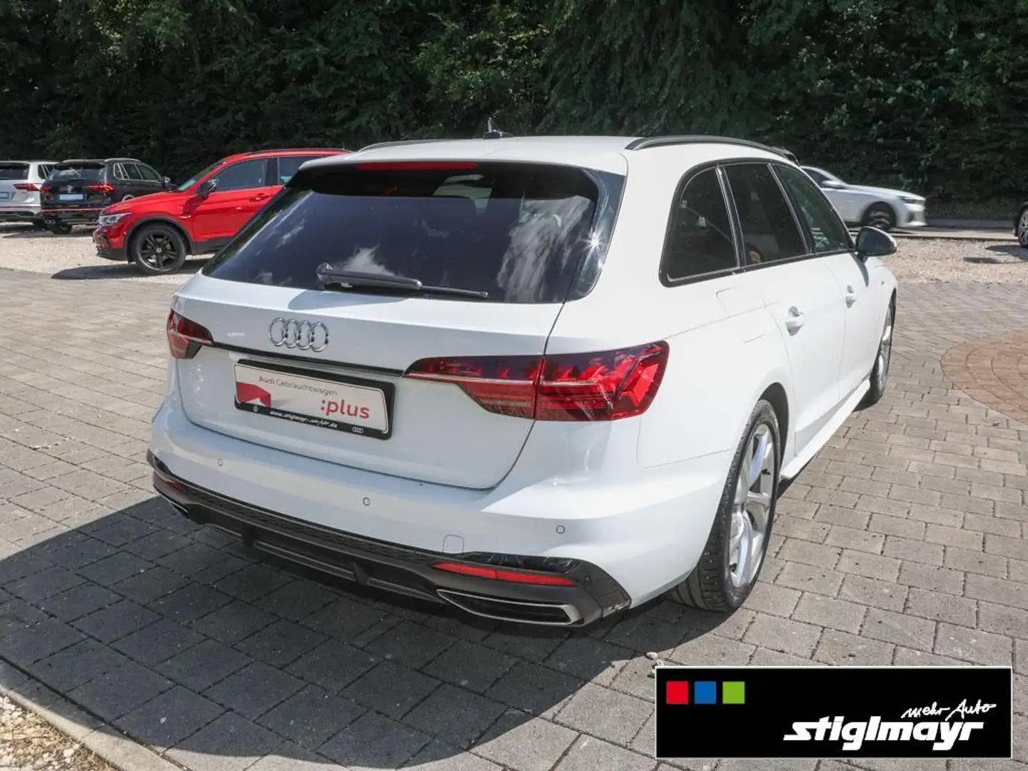 Audi A4 Avant S-line 35 TDI S-tronic AHK+LED+NAVI Blanc - 2