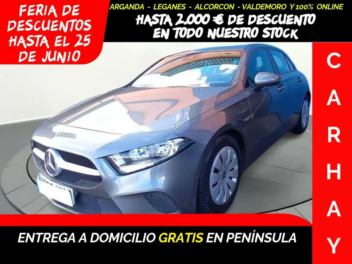 Mercedes-Benz A 180 D AUT Gris - 1