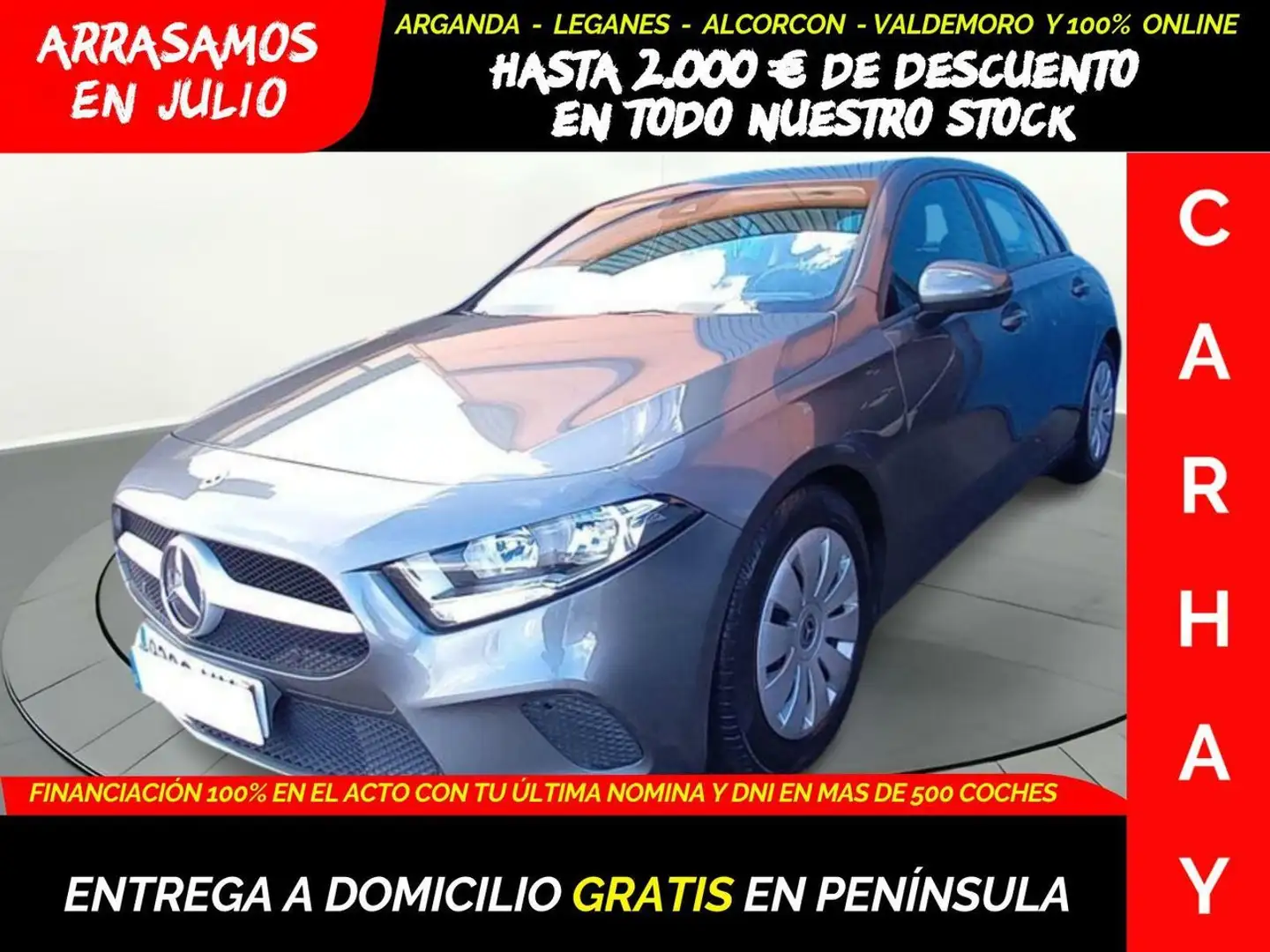 Mercedes-Benz A 180 D AUT Gris - 1