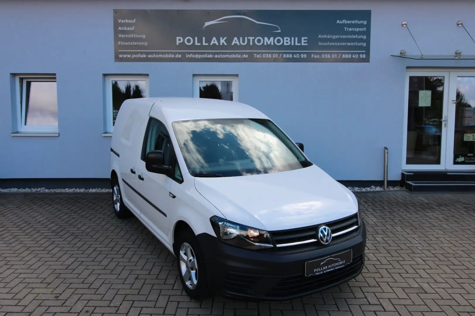 Volkswagen Caddy Kasten BMT*NAVI*!.HAND*PDC*LM-RÄDER* Blanc - 1
