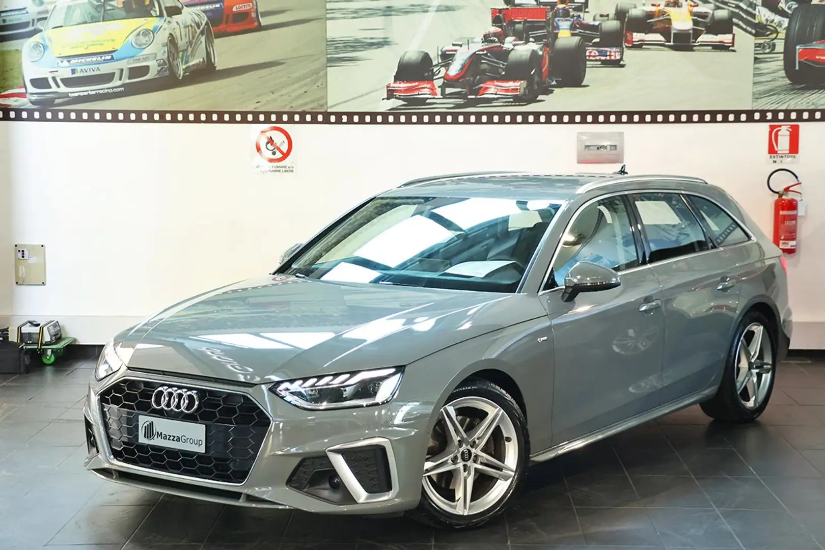 Audi A4 35 TDI Avant S-Tronic S-Line -LED/ADAS/360/HEAD-UP Gris - 1