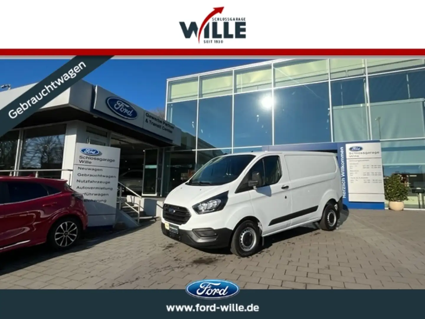 Ford Transit Custom Kasten 260 L1H1 Klima, Bluetooth Wit - 1