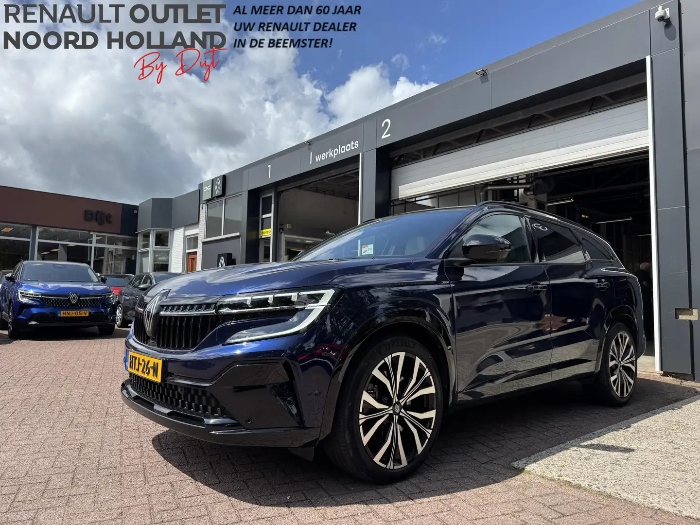 Renault Espace E-Tech 200 iconic+Panodak+7P!! Blauw - 1