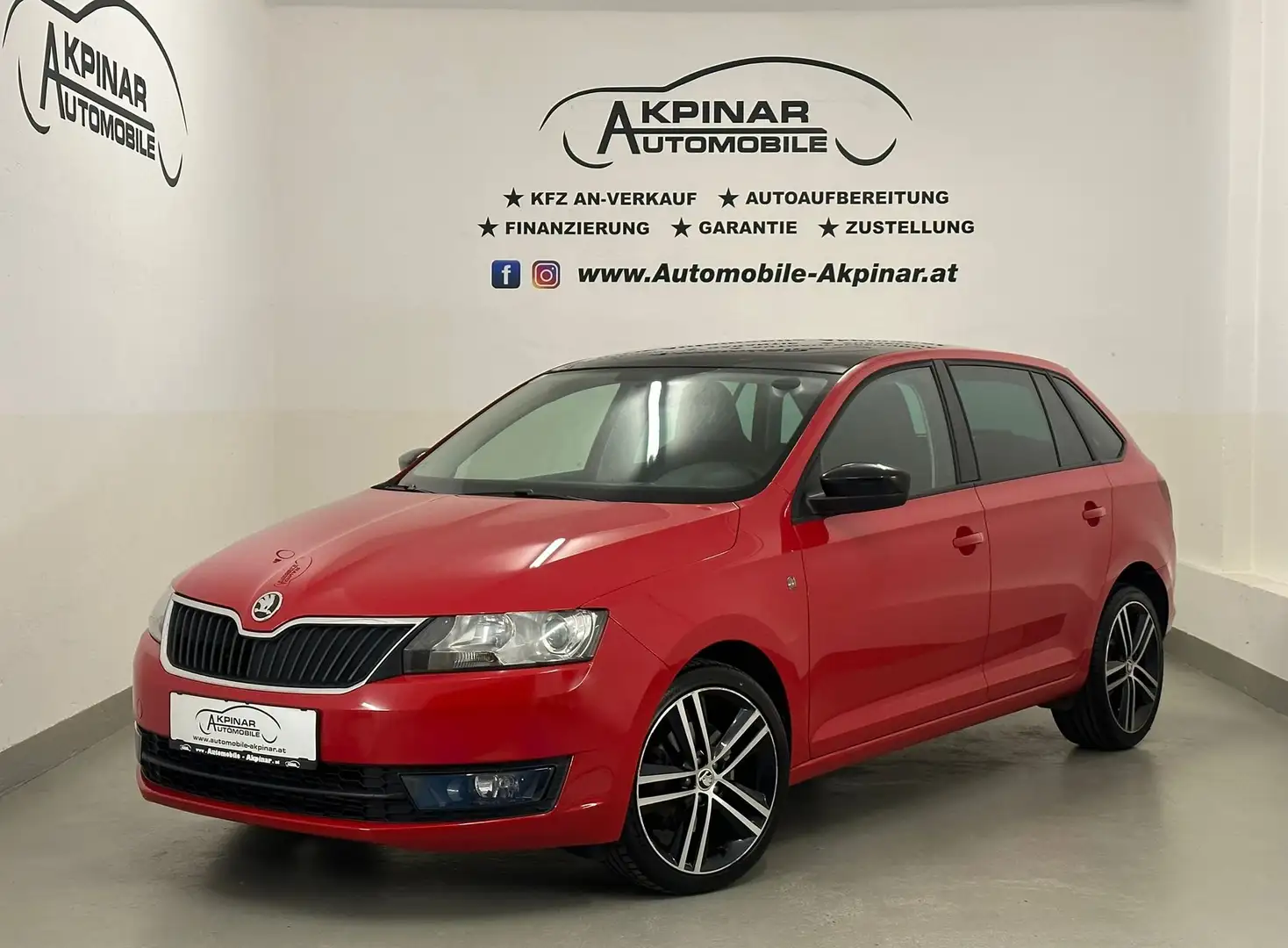 Skoda Rapid/Spaceback Edition 1,6 TDI Elegance Green tec Rot - 1