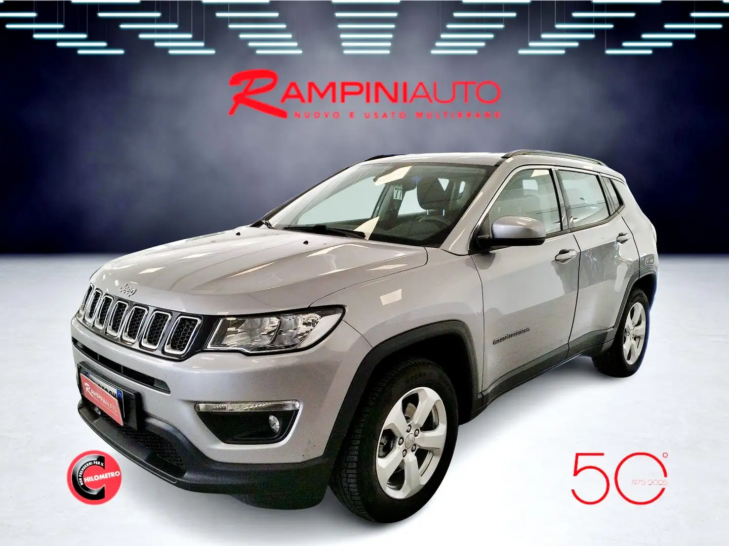 Jeep Compass 2.0 Multijet II automatica 4WD Pronta Consengna Silber - 1