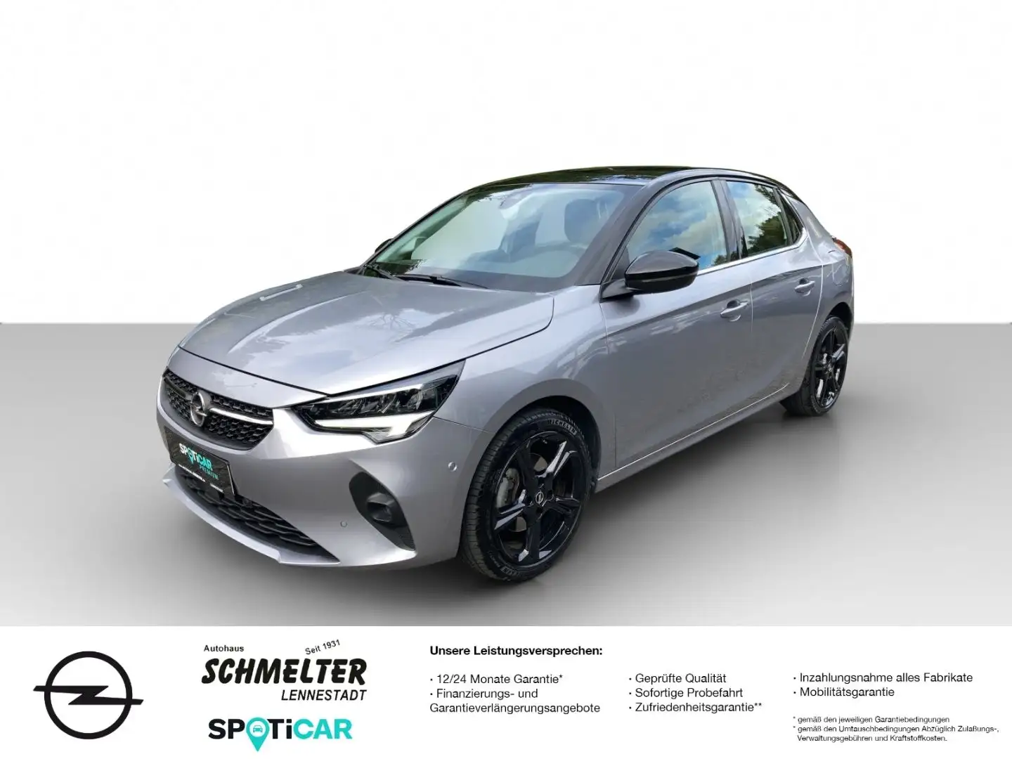 Opel Corsa F Elegance 1.2 Turbo Kamera Alu Navi usw. Grau - 1