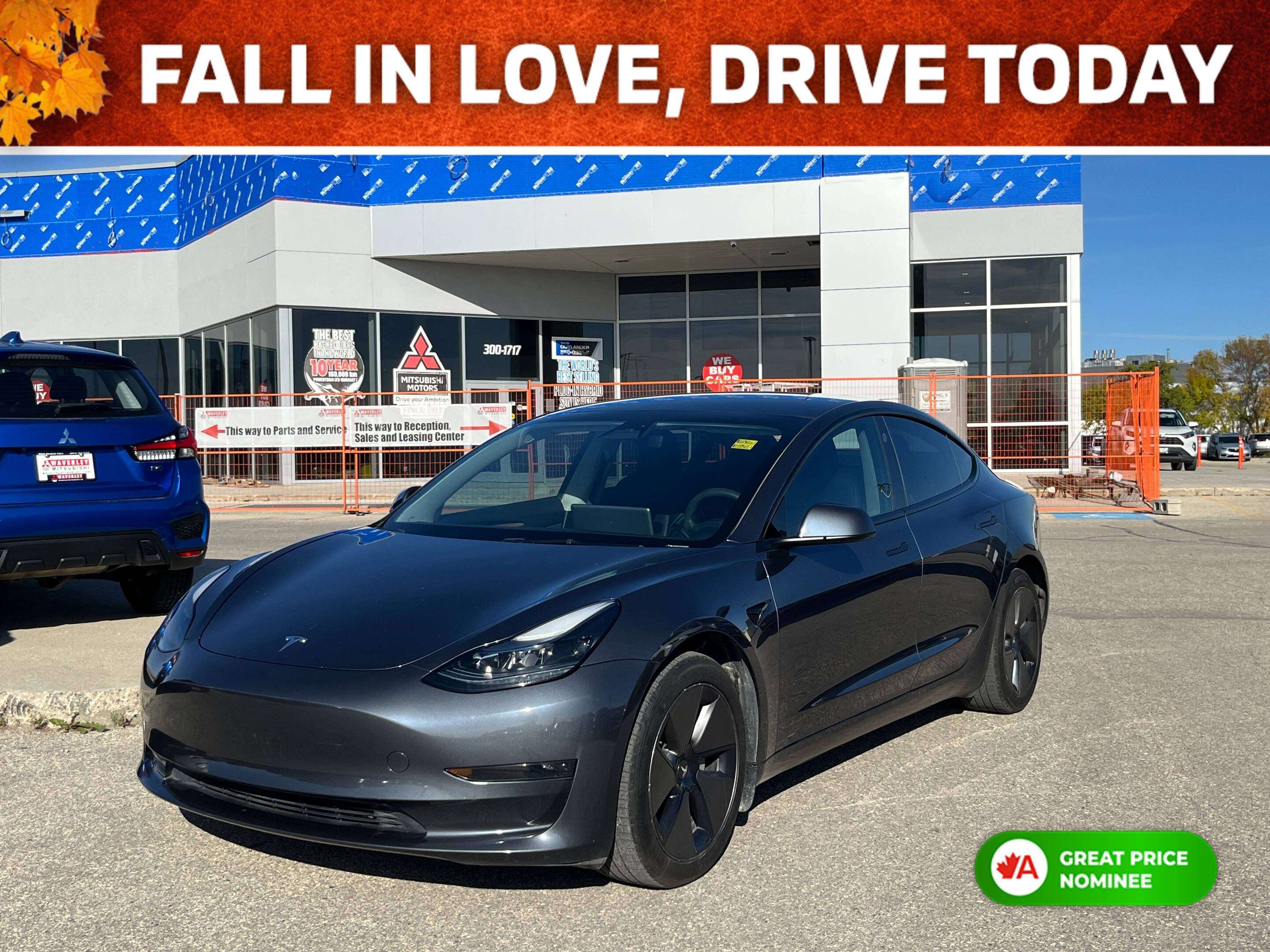  2023 Tesla Model 3 Sedan Rear-Wheel Drive 1-Speed Automatic