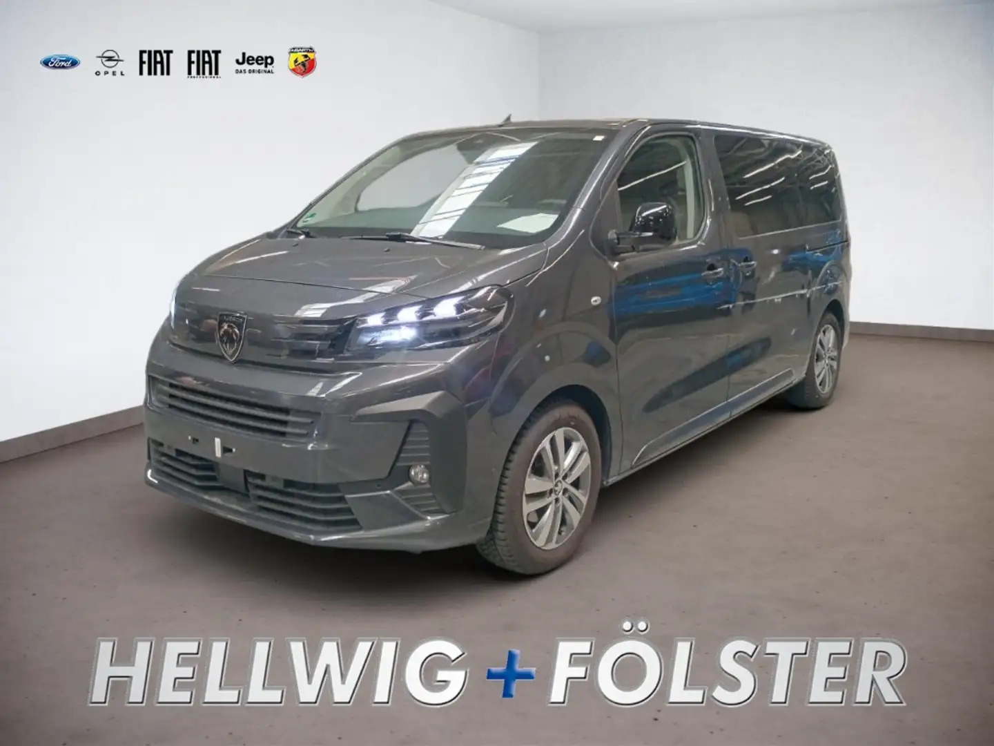 Peugeot Traveller Allure L2 AT 8 Sitze Leder SHZ AHK Navi Grijs - 1
