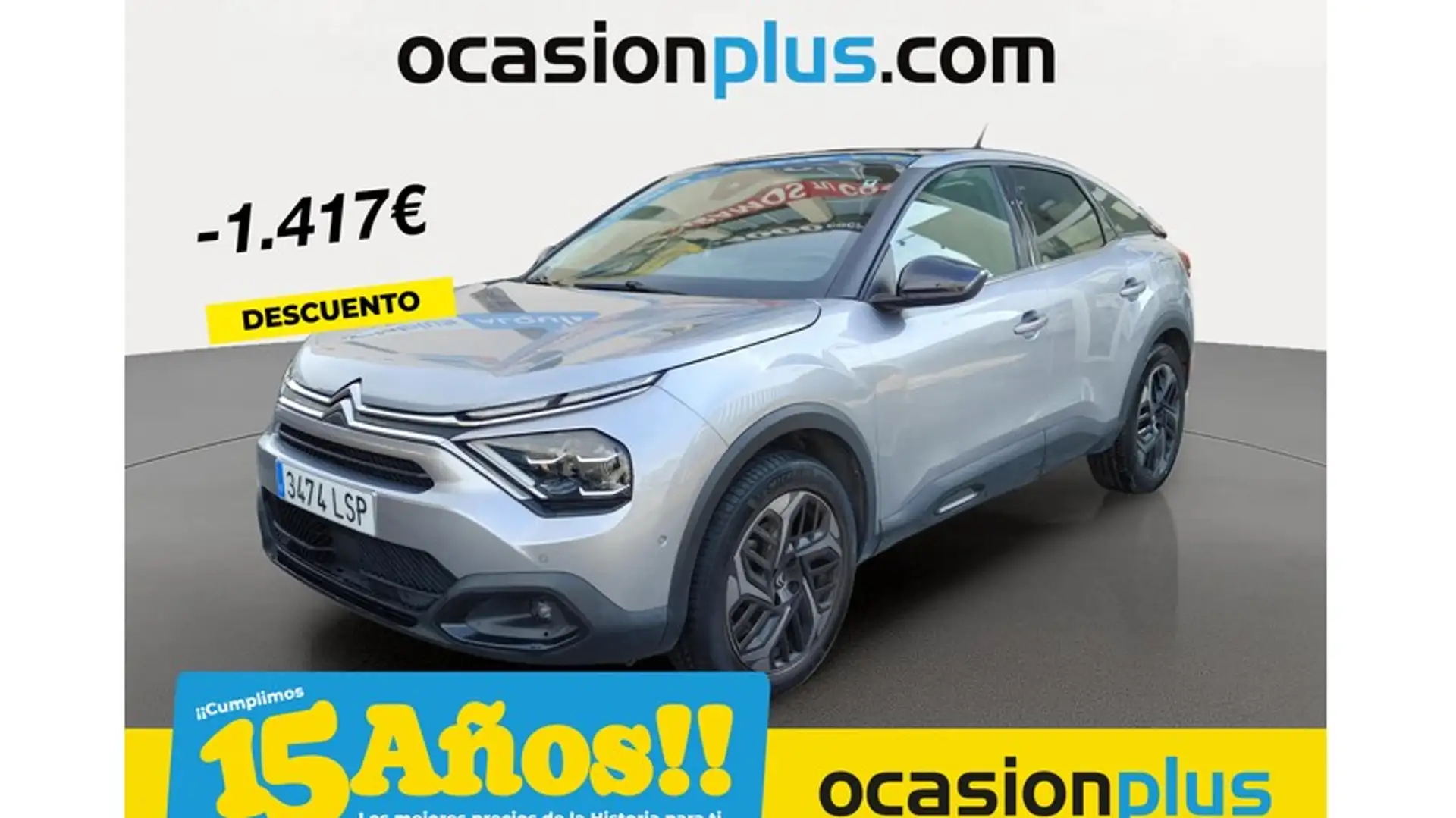 Citroen C4 1.2 PureTech Shine S&S EAT8 130 Gris - 1