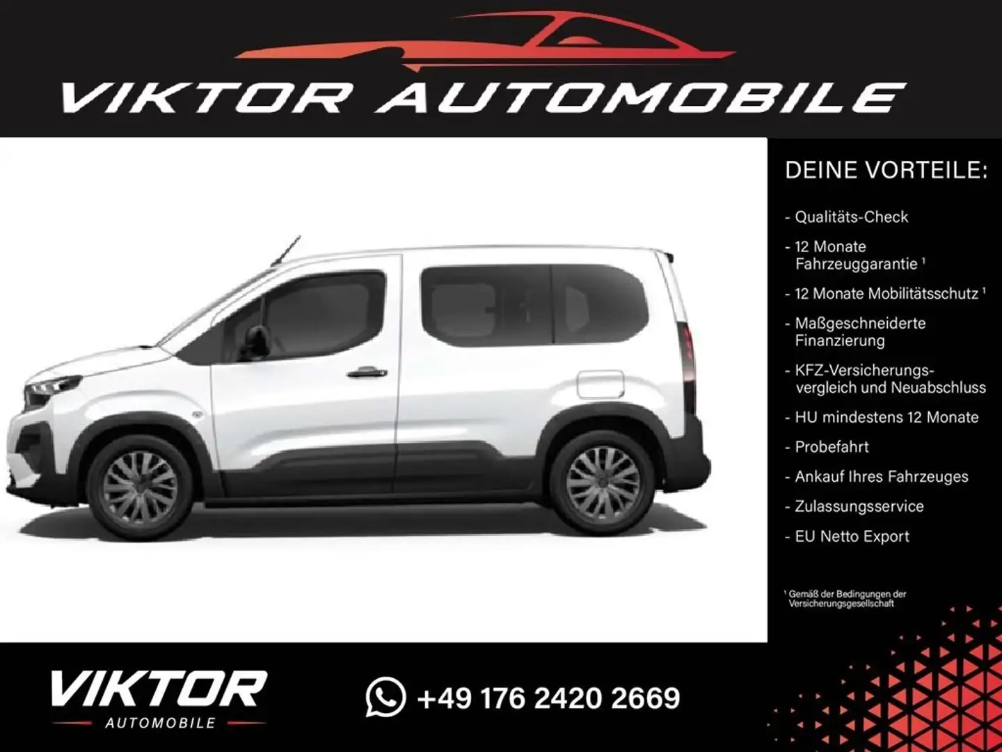 Peugeot Rifter 1.5 Diesel 100 L1 "ALLURE" %%%BESTELLUNGAKTION%%% Weiß - 2