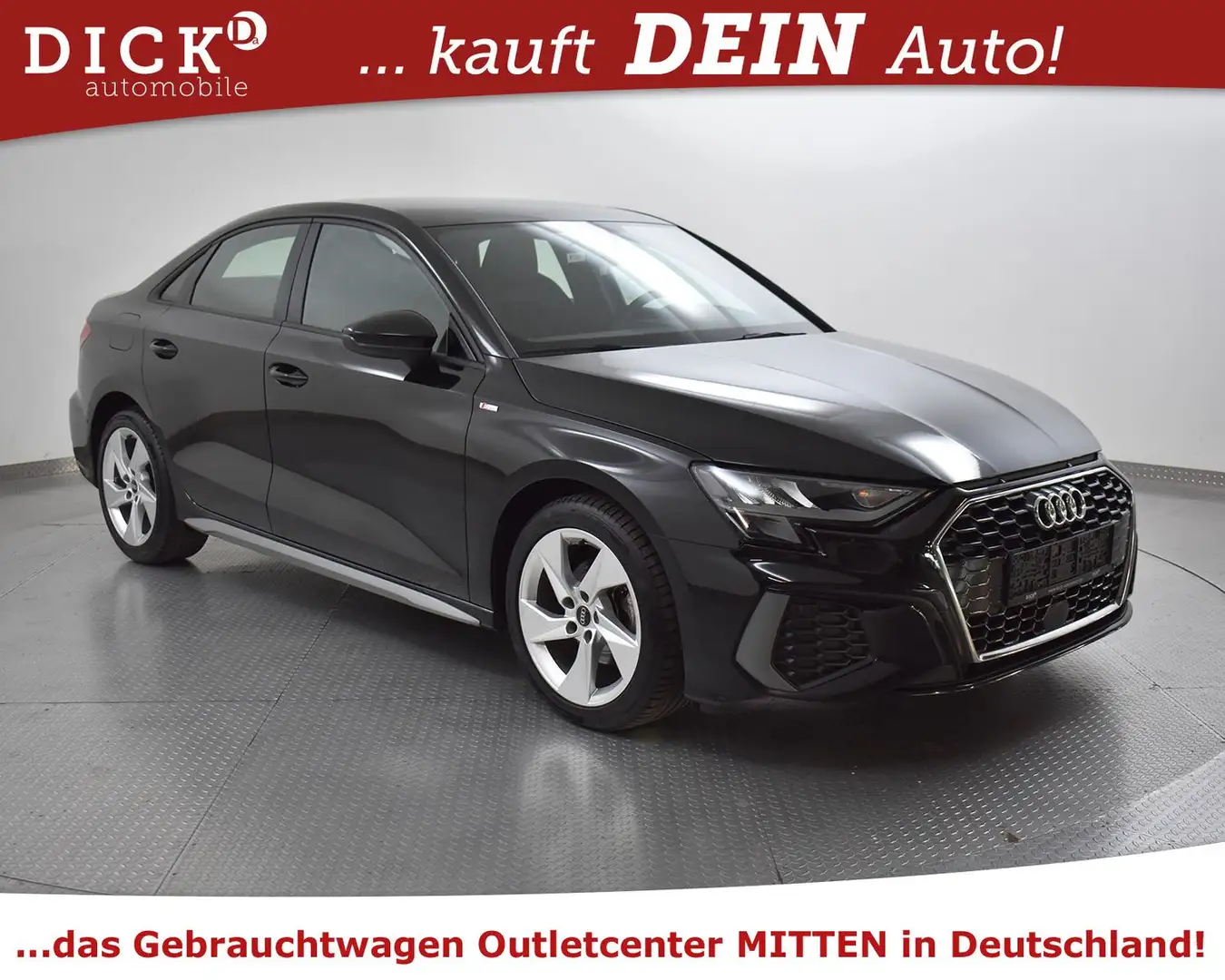 Audi A3 LIMO 30d S-Tr S Line VIRTU+NAV+KAMER+LED+ACC+ Black - 2