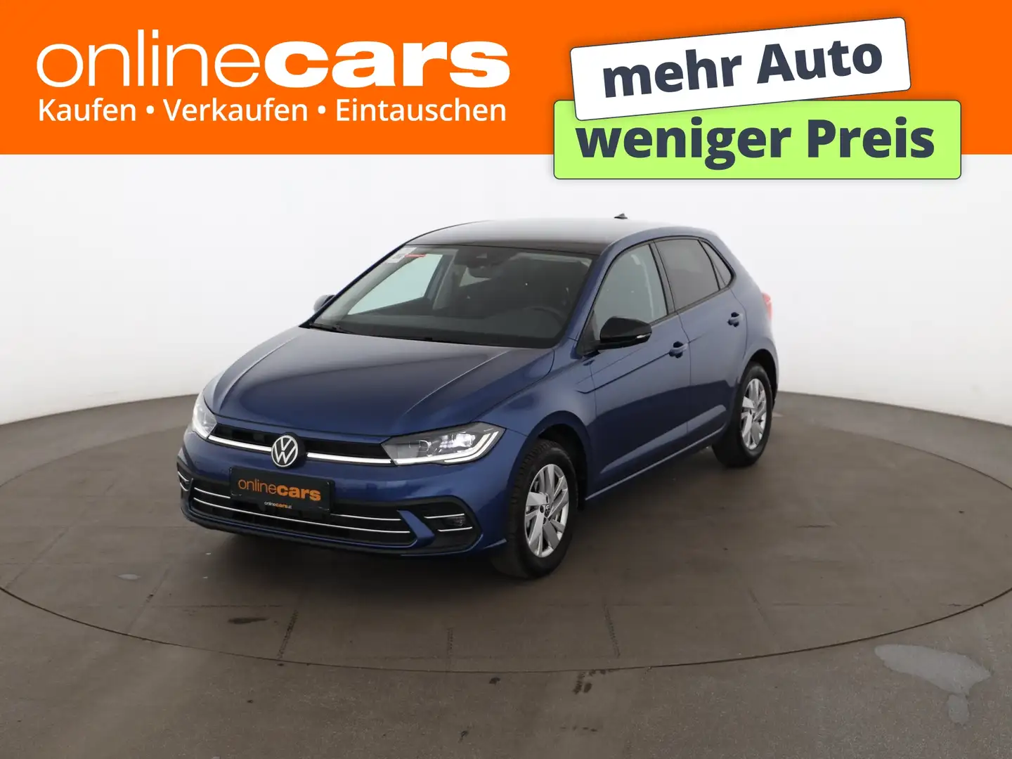 Volkswagen Polo VI 1.0 TSI Style MATRIX SITZHZG DIGI-TACHO Blau - 1
