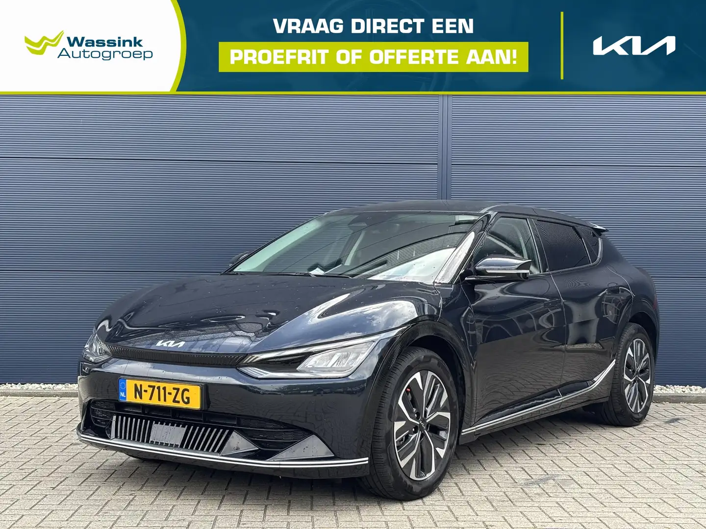 Kia EV6 77,4kWh 229pk RWD Plus | 100% SOH | Navigatie | Me Bleu - 1