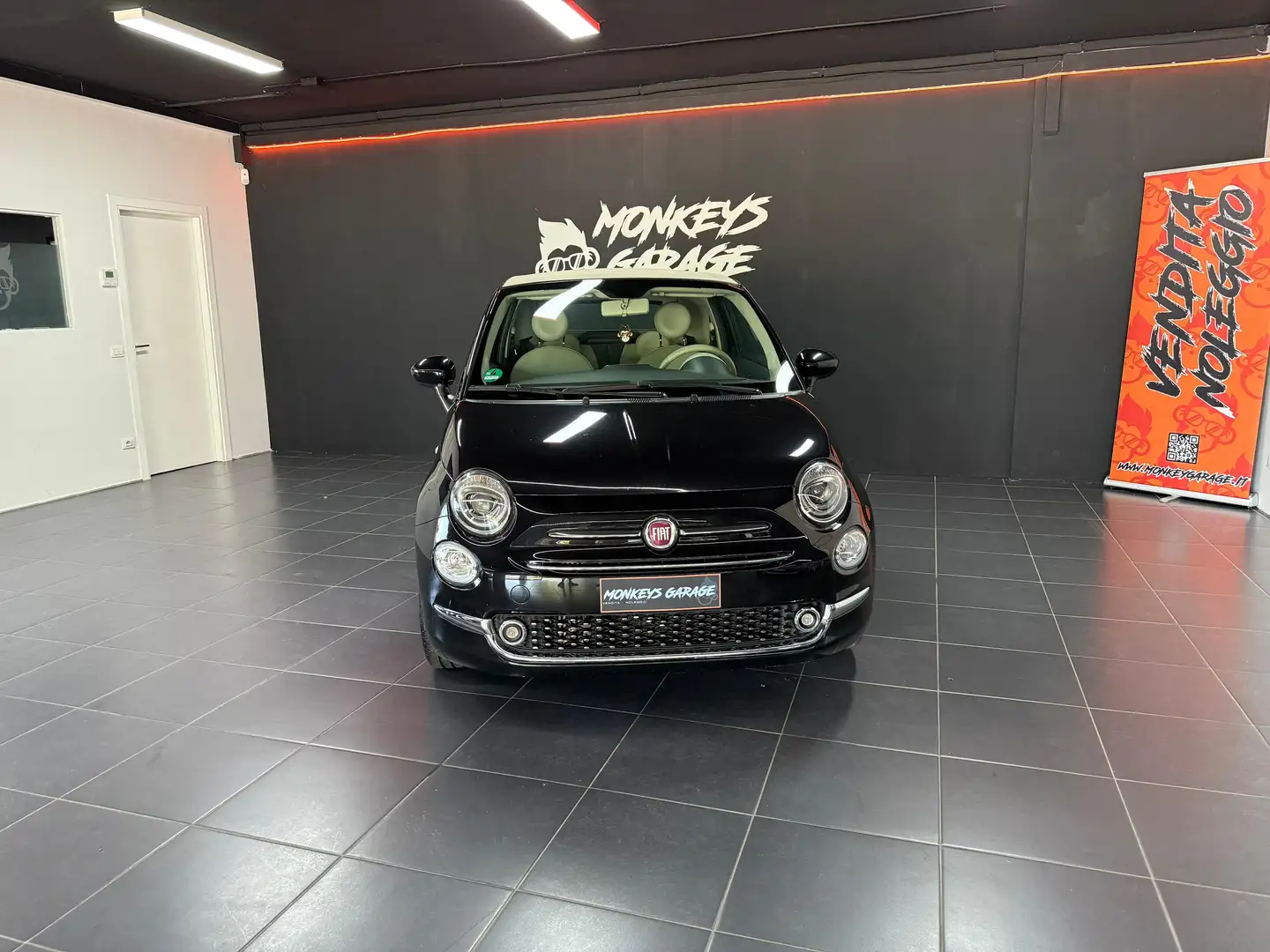 Fiat 500 C automatica Cabrio Nero - 1