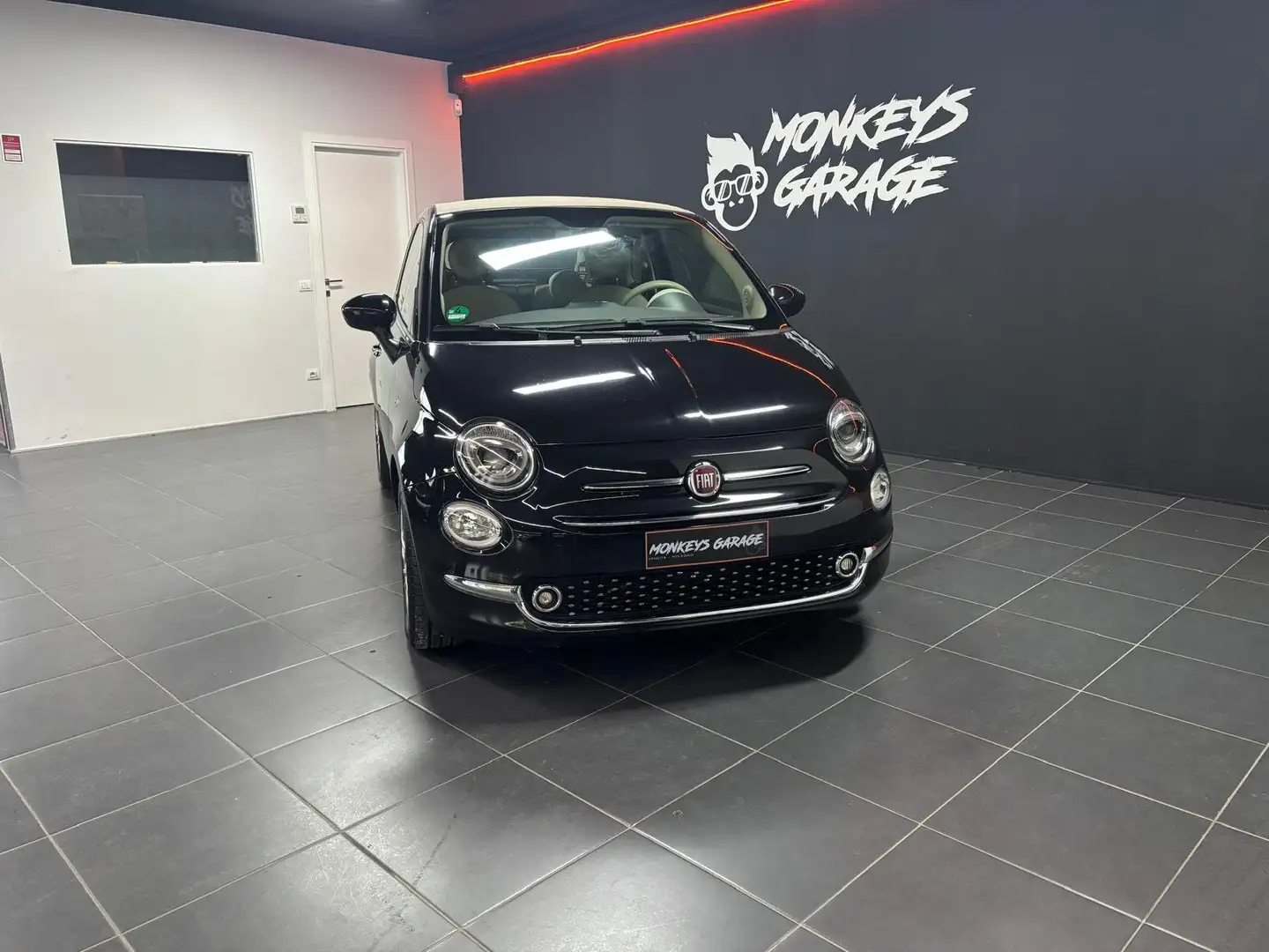 Fiat 500 C automatica PERFETTA Zwart - 1