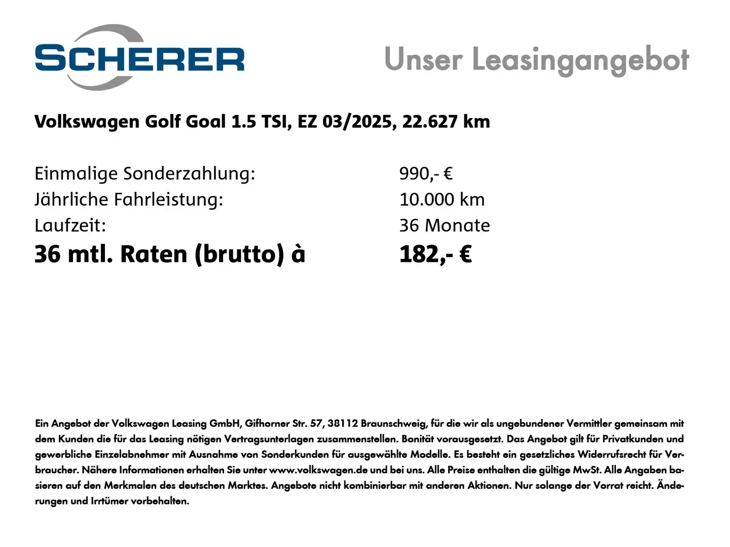 Volkswagen Golf VIII GOAL 1.5 TSI AHK NAVI IDA SHZ PDC GJR Schwarz - 2