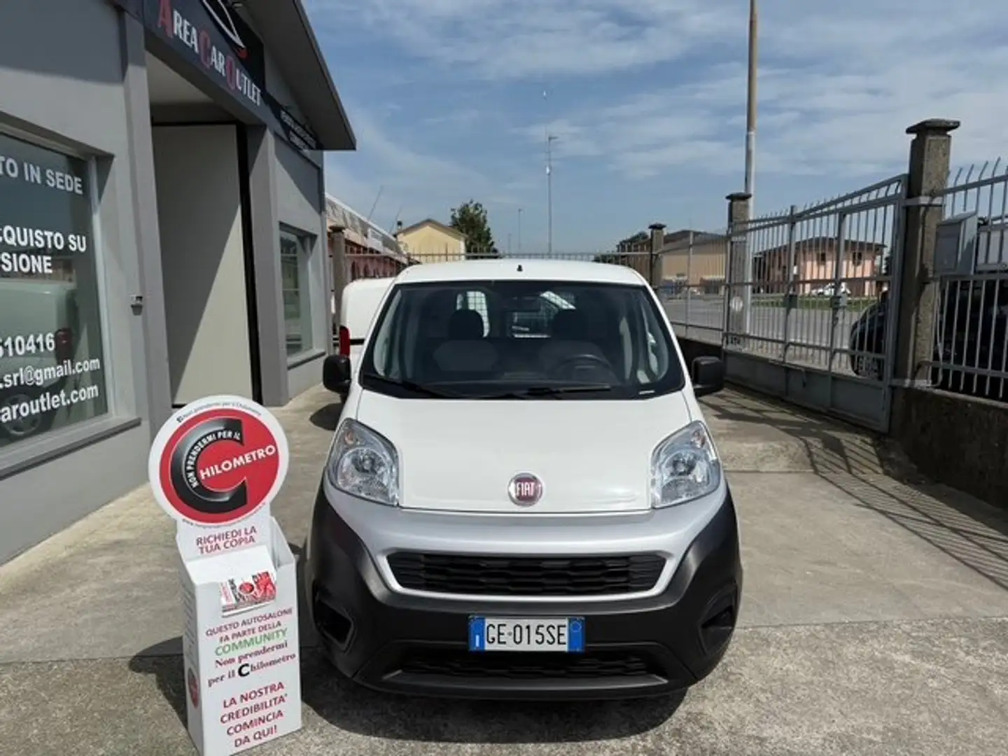 Fiat Fiorino 1.3mjt 95cv*2021*IVA DEDUCIBILE*GARANZIA*KM 78.098 Blanc - 2