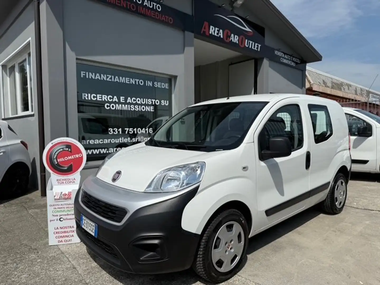 Fiat Fiorino 1.3mjt 95cv*2021*IVA DEDUCIBILE*GARANZIA*KM 78.098 Blanc - 1