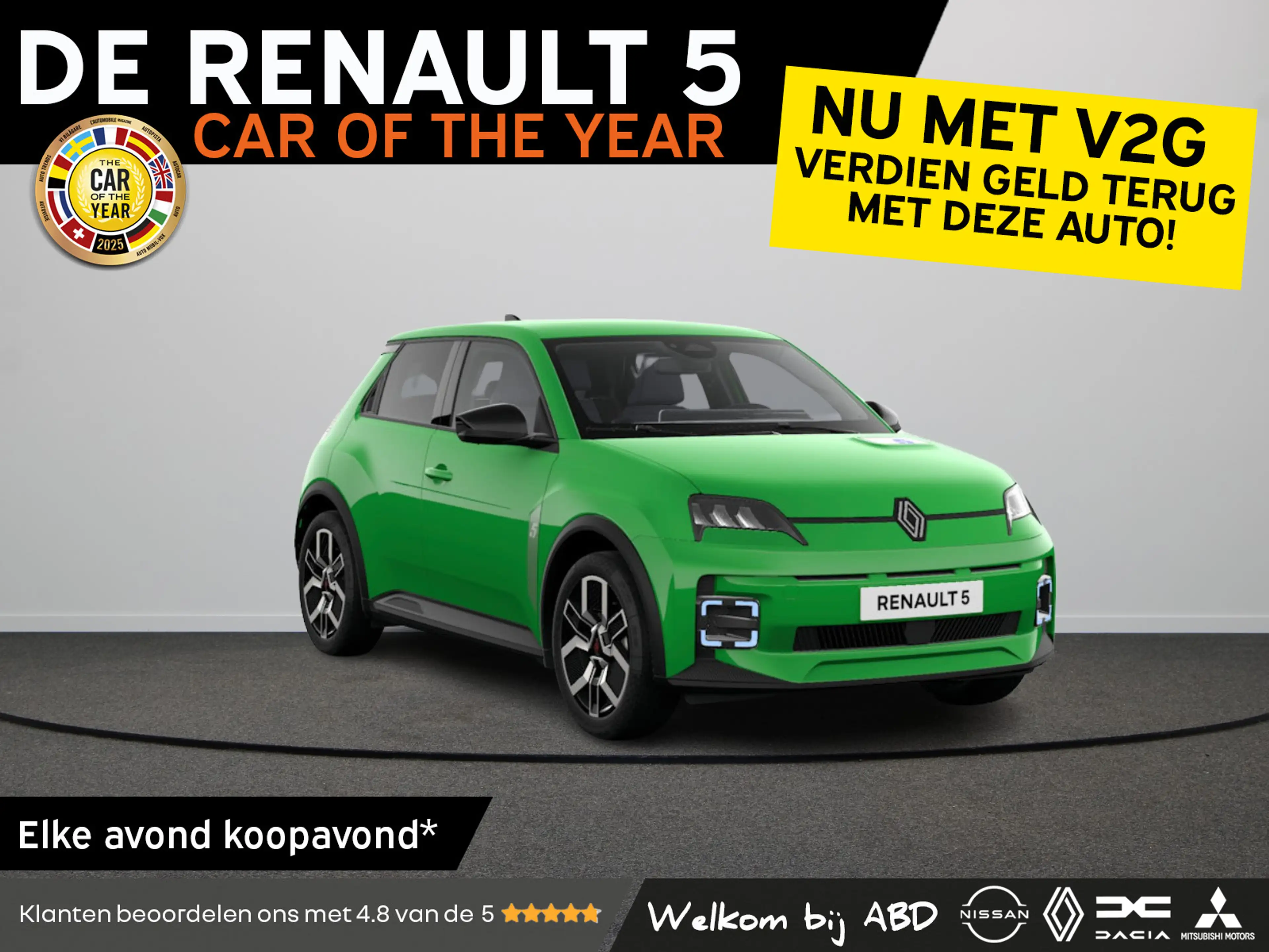 Renault R 5 Techno Comfort range | Achteruitrijcamera | Draadl